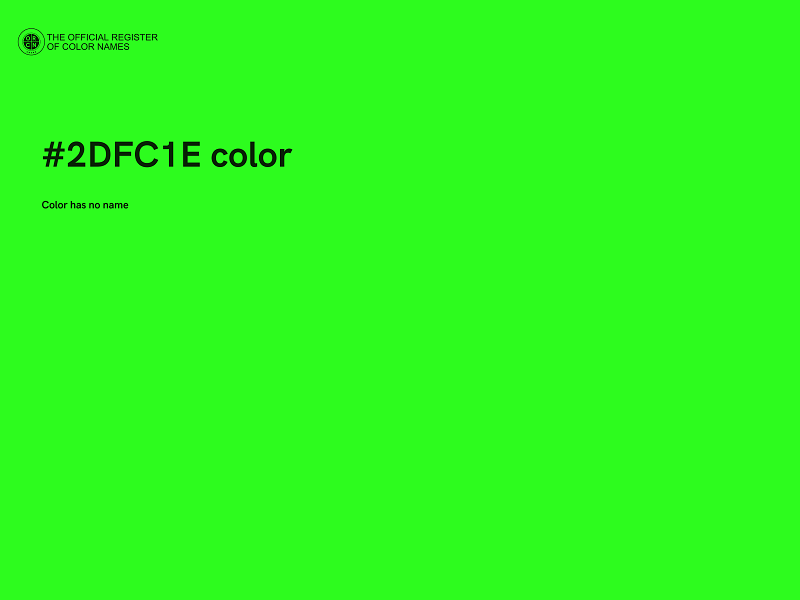 #2DFC1E color image