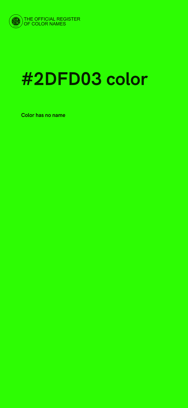 #2DFD03 color image