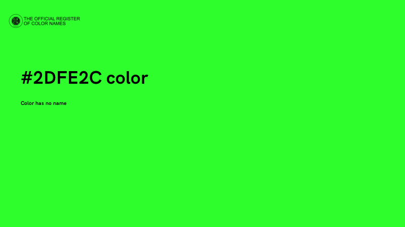 #2DFE2C color image