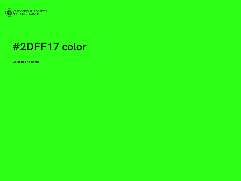 #2DFF17 color image