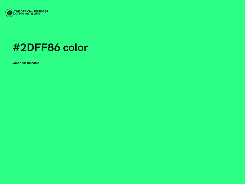 #2DFF86 color image