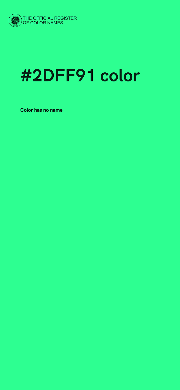 #2DFF91 color image