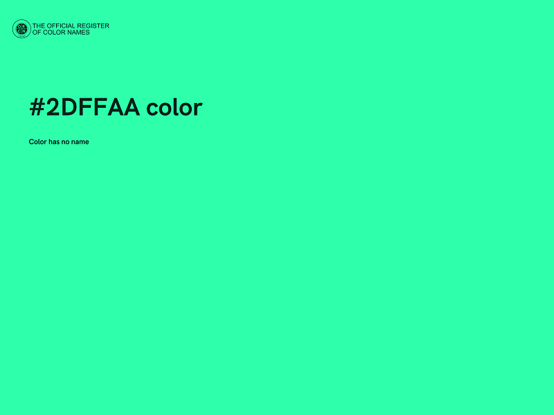 #2DFFAA color image