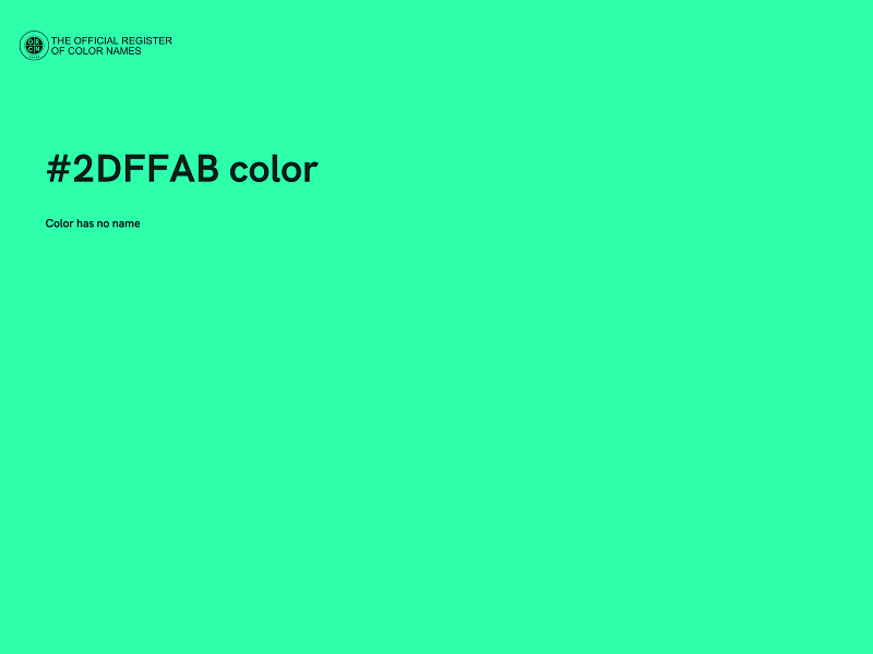 #2DFFAB color image