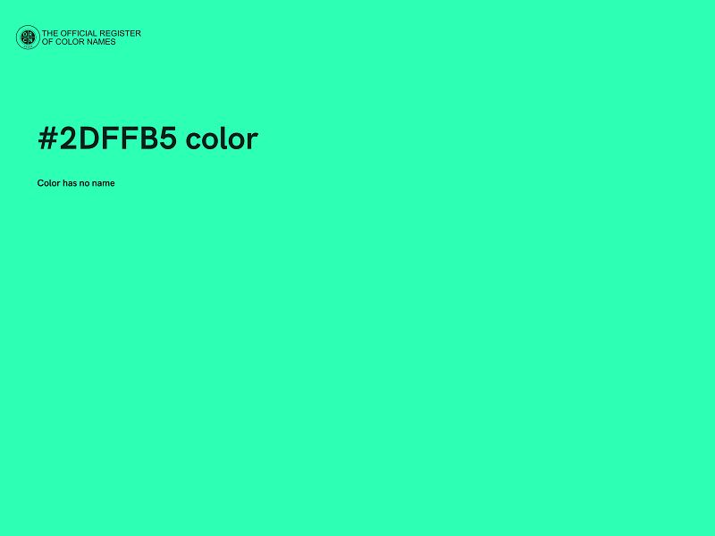 #2DFFB5 color image