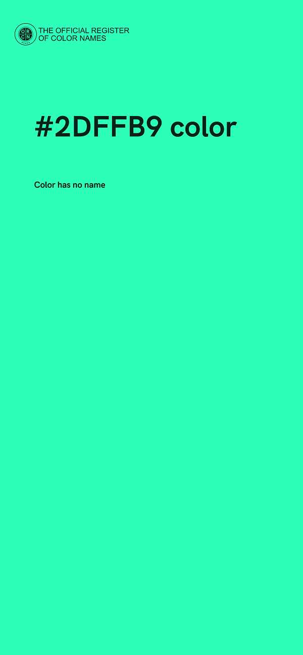 #2DFFB9 color image
