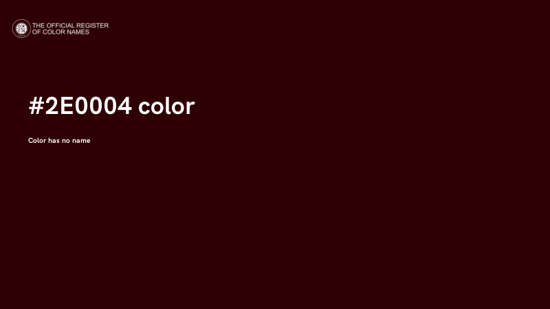 #2E0004 color image