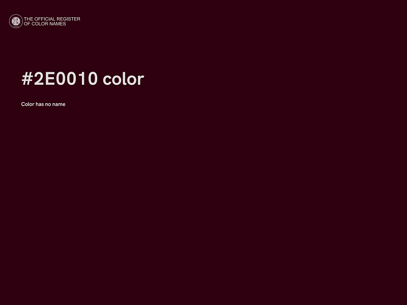 #2E0010 color image