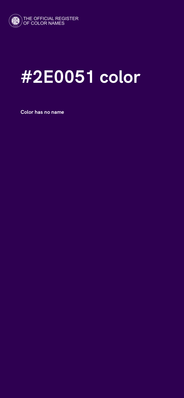 #2E0051 color image