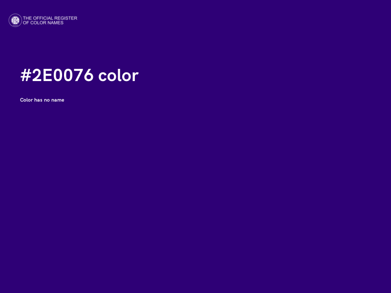 #2E0076 color image