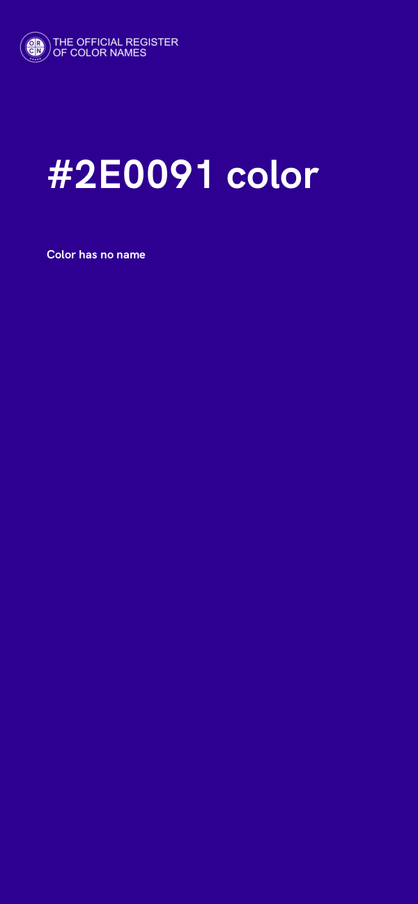 #2E0091 color image