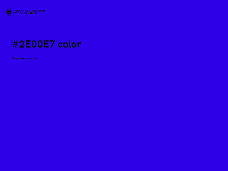 #2E00E7 color image