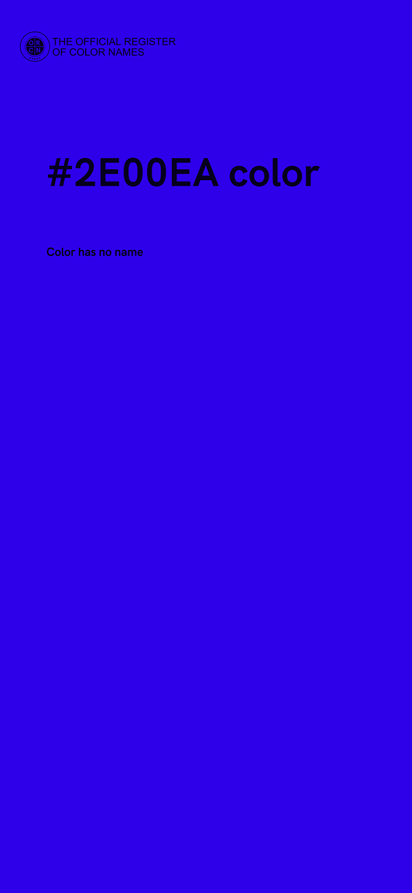 #2E00EA color image