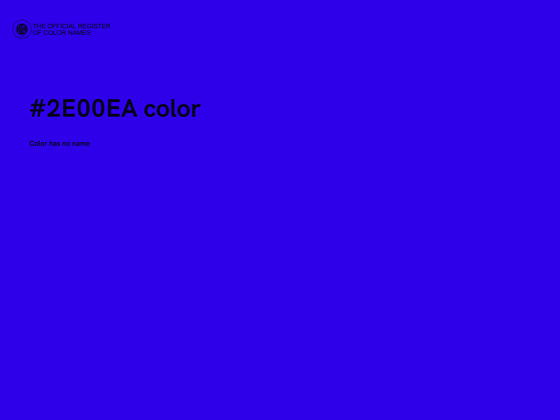 #2E00EA color image