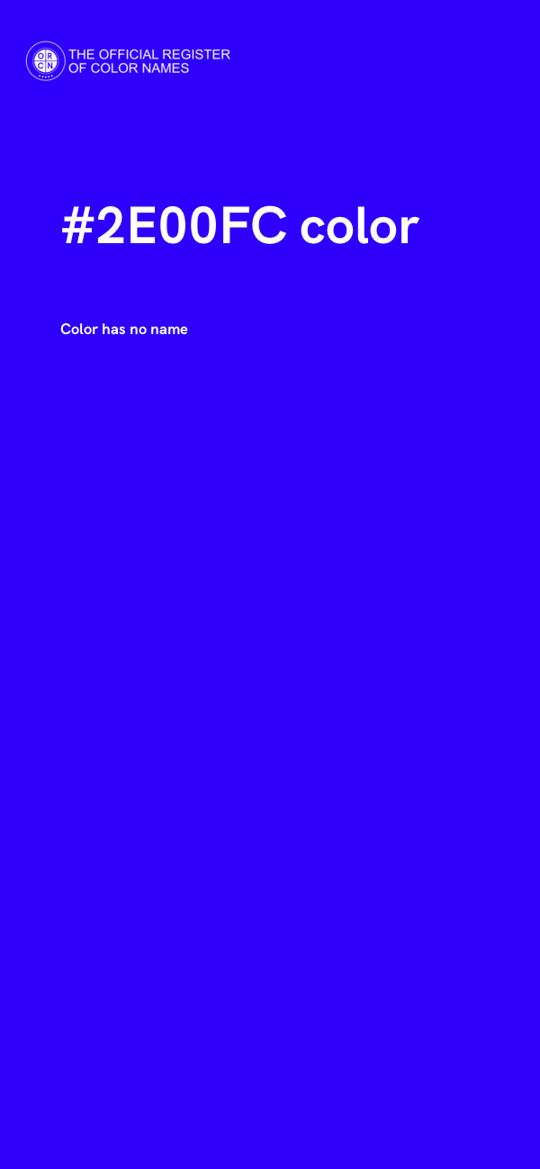 #2E00FC color image
