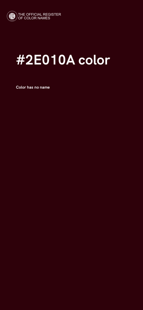 #2E010A color image