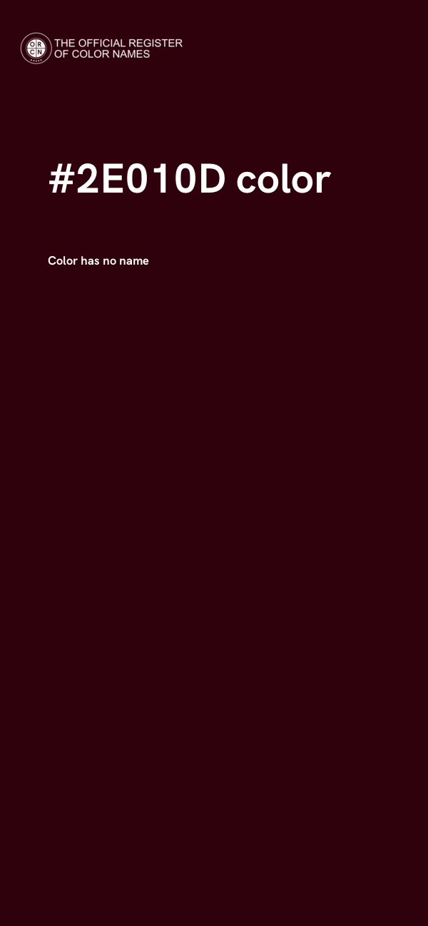 #2E010D color image