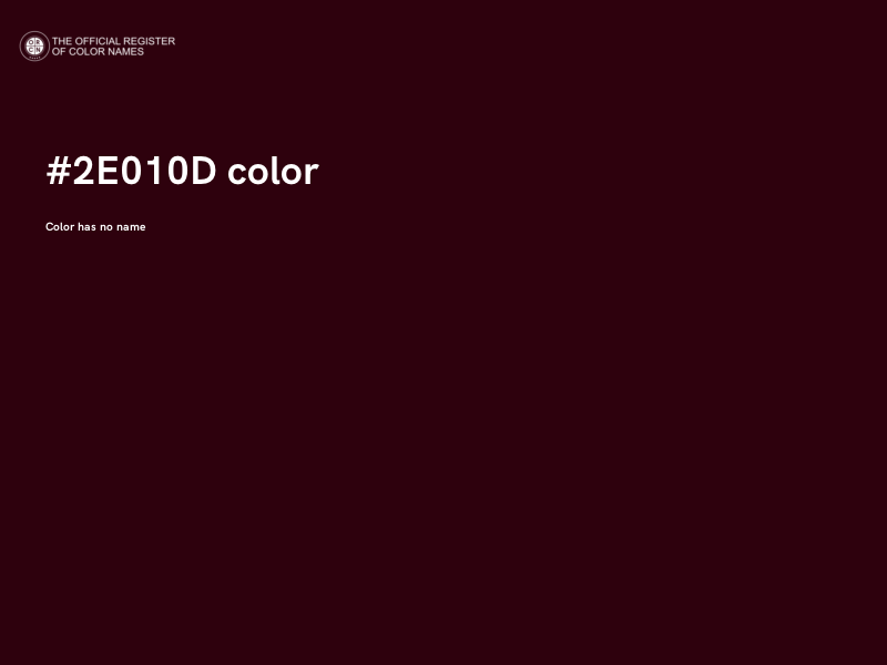 #2E010D color image