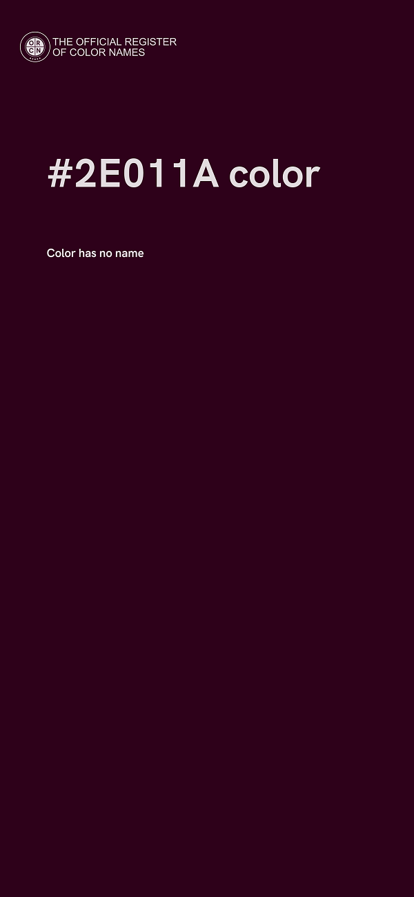 #2E011A color image