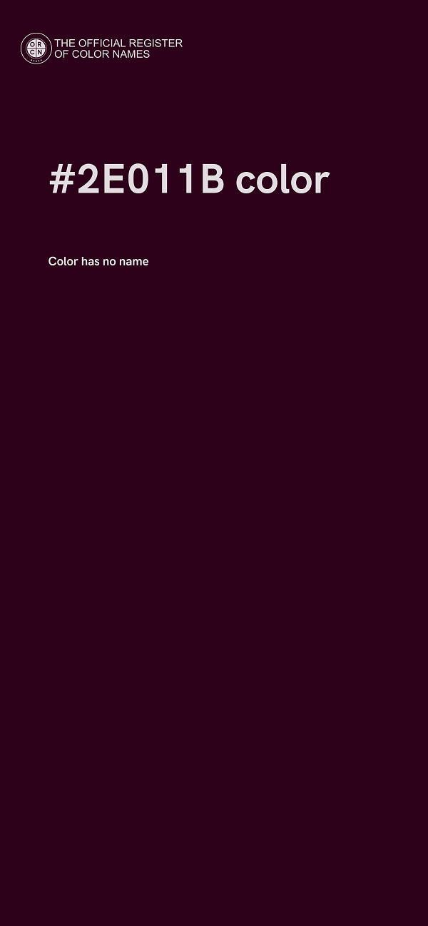 #2E011B color image