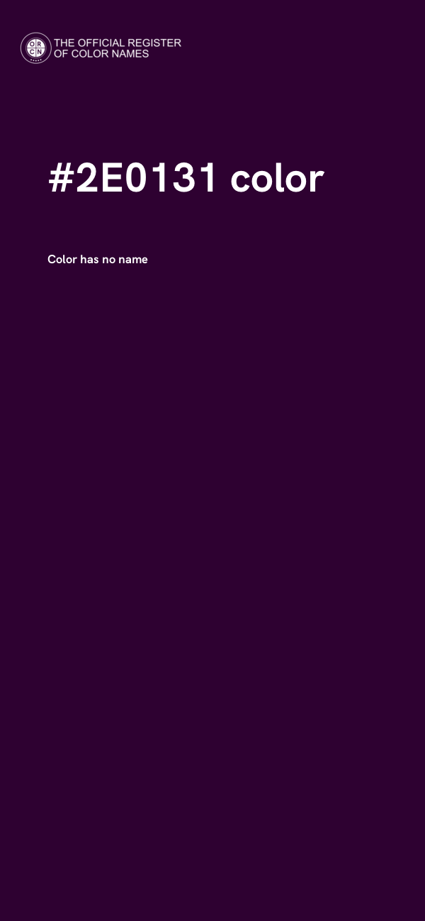#2E0131 color image