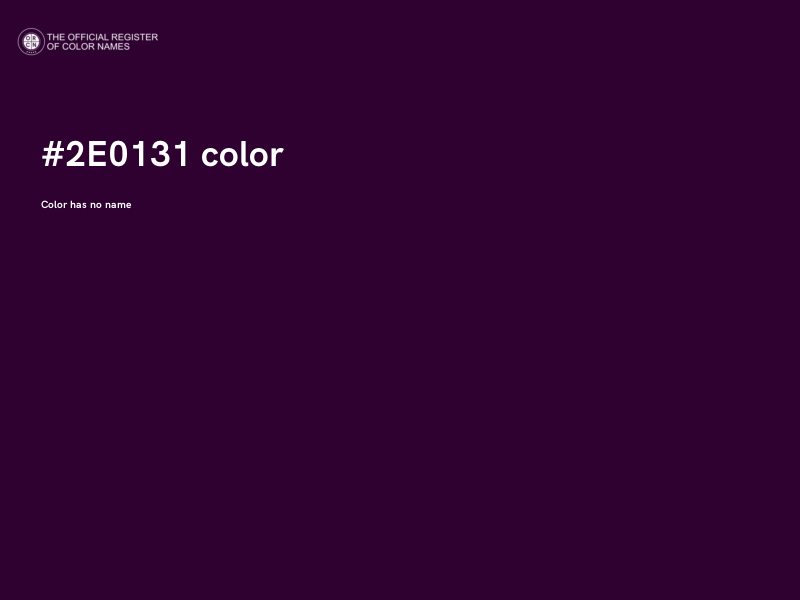 #2E0131 color image