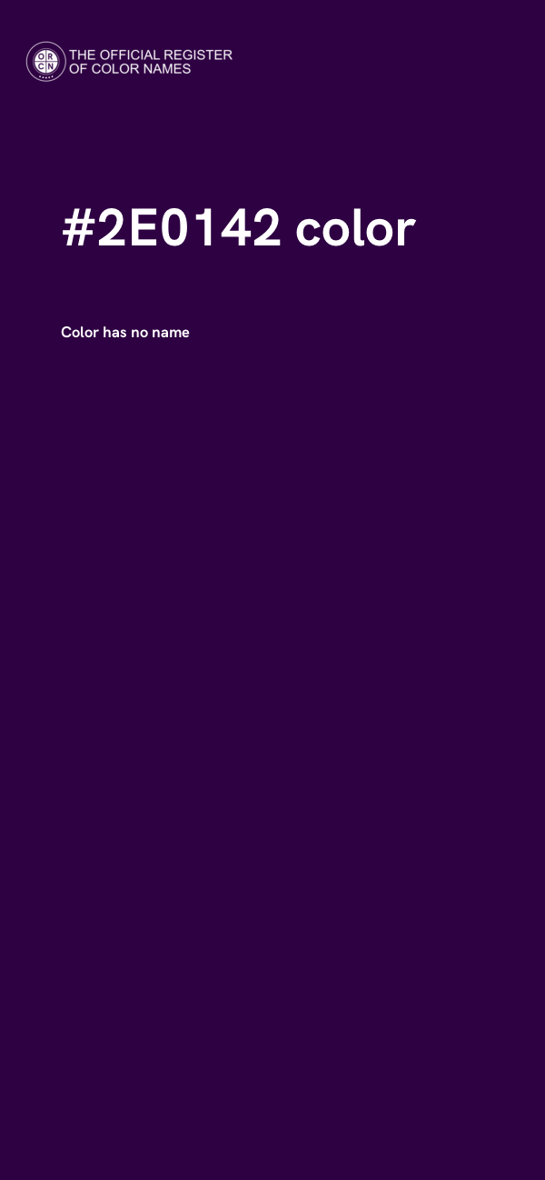 #2E0142 color image