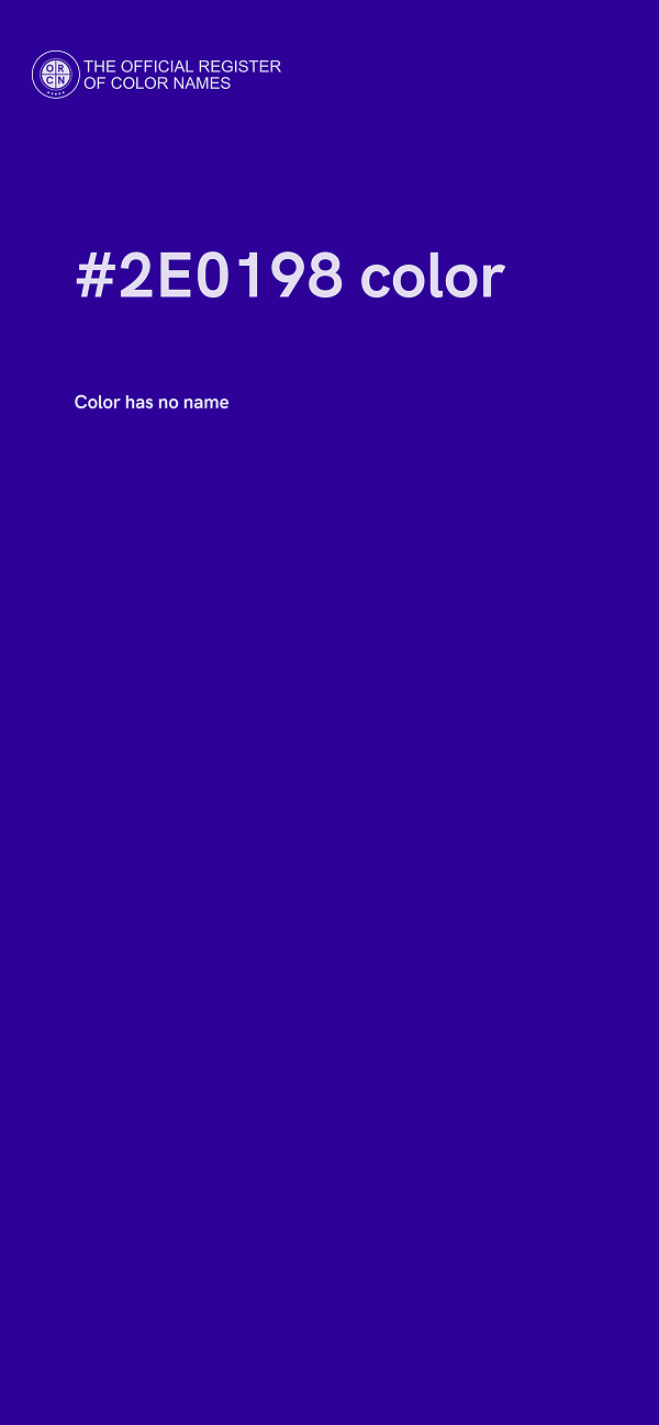 #2E0198 color image