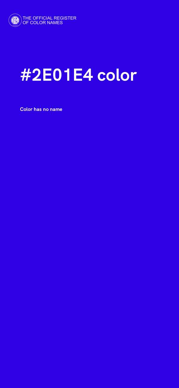 #2E01E4 color image