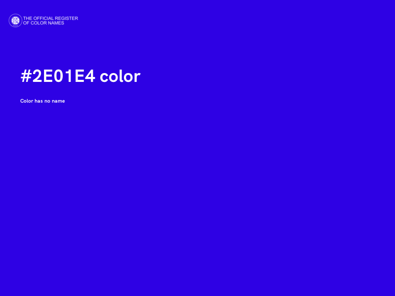 #2E01E4 color image
