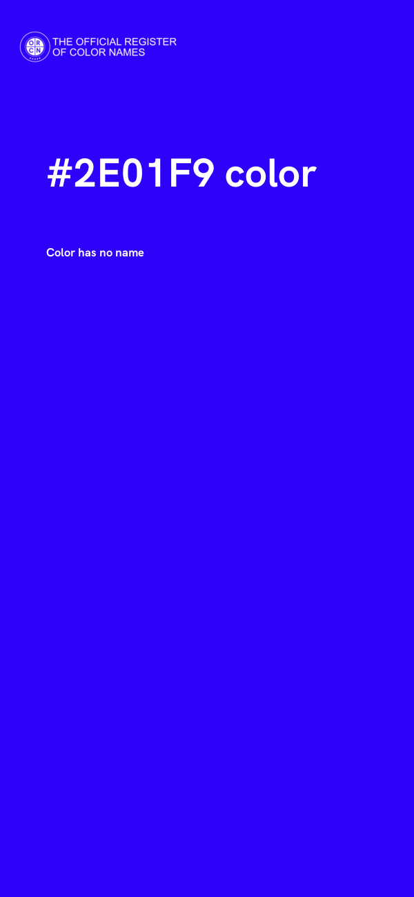 #2E01F9 color image