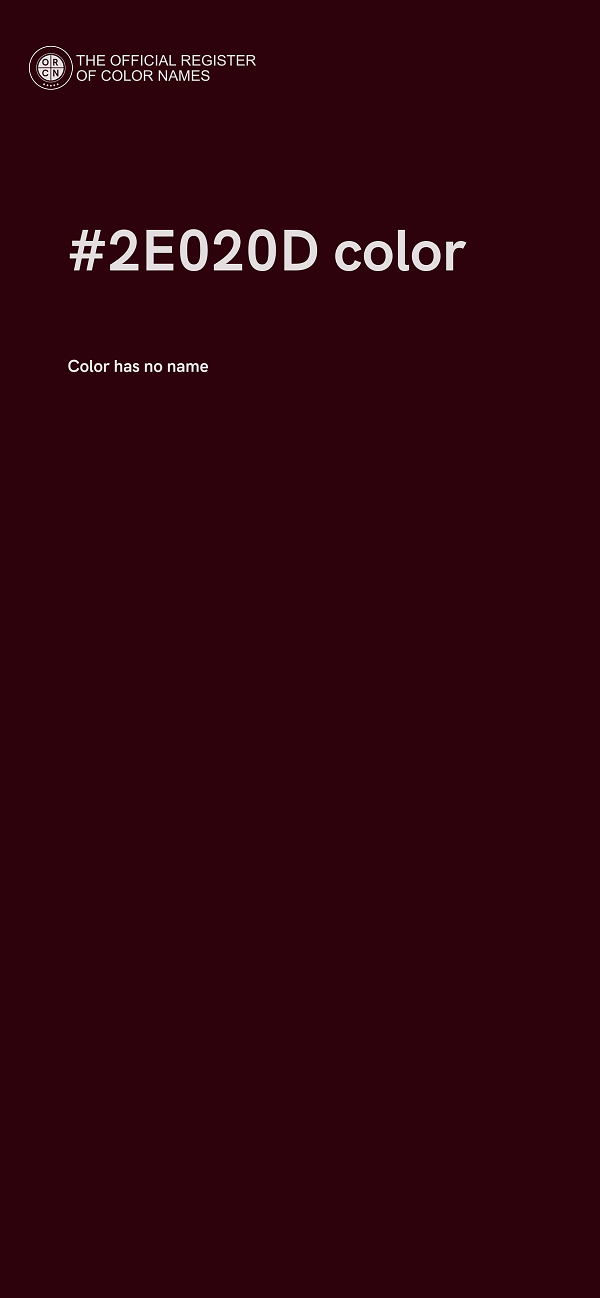 #2E020D color image