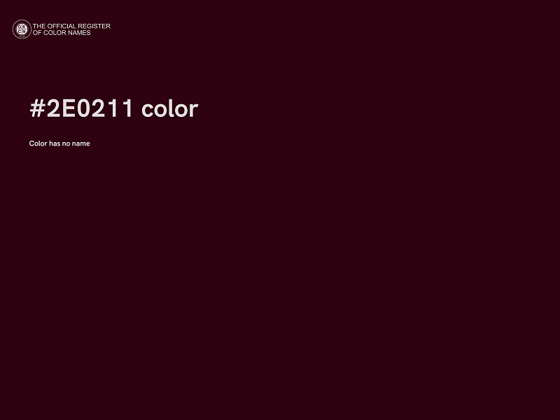 #2E0211 color image