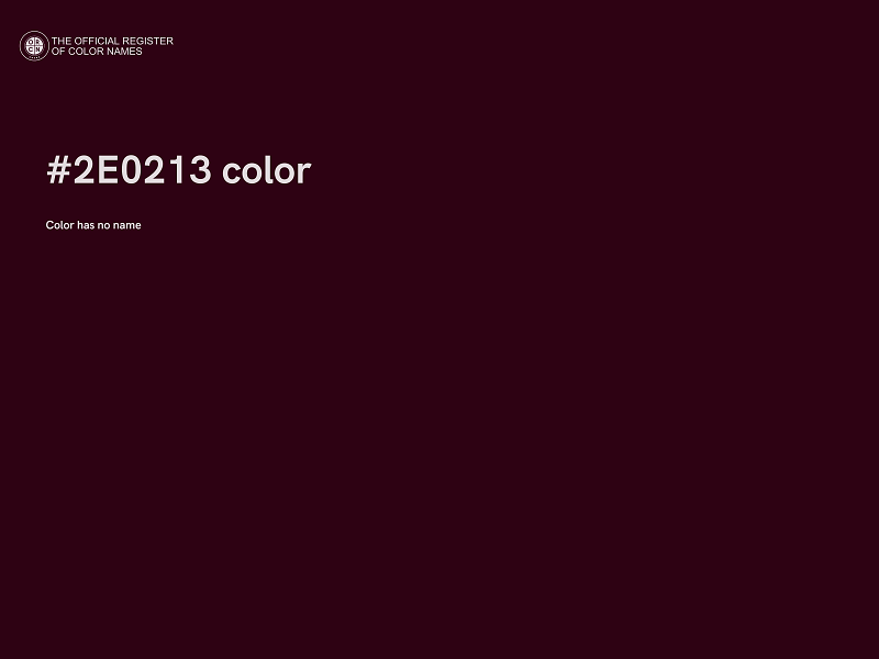 #2E0213 color image