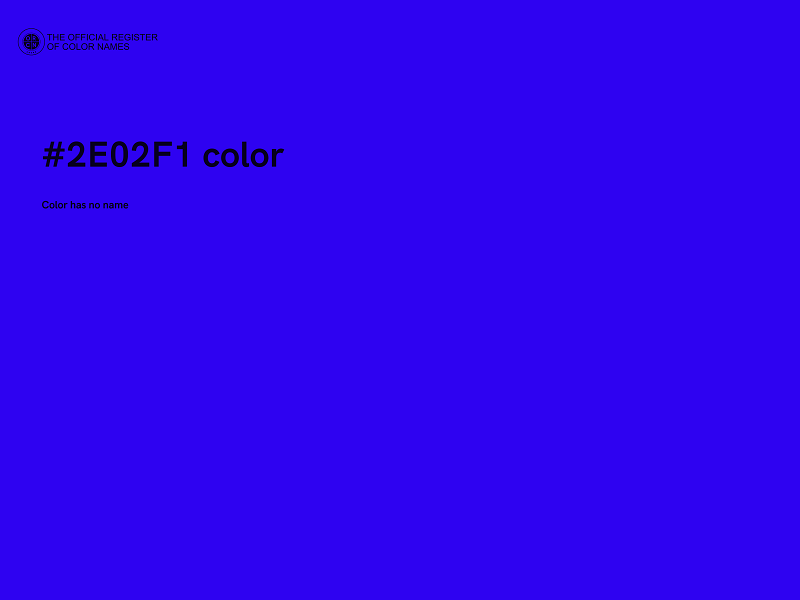 #2E02F1 color image