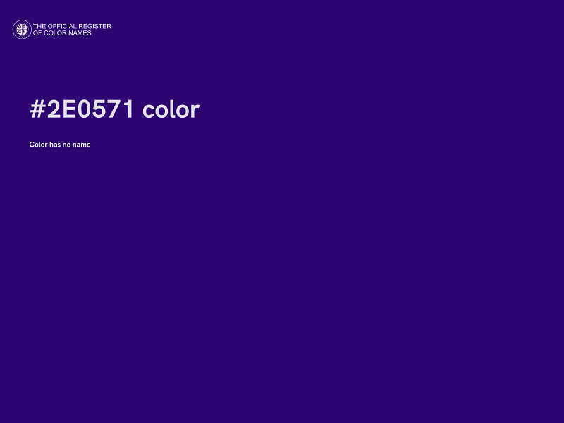 #2E0571 color image