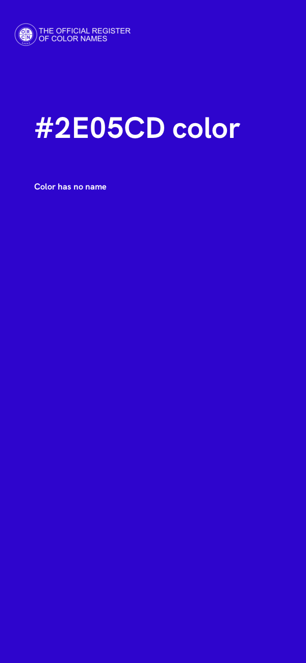 #2E05CD color image