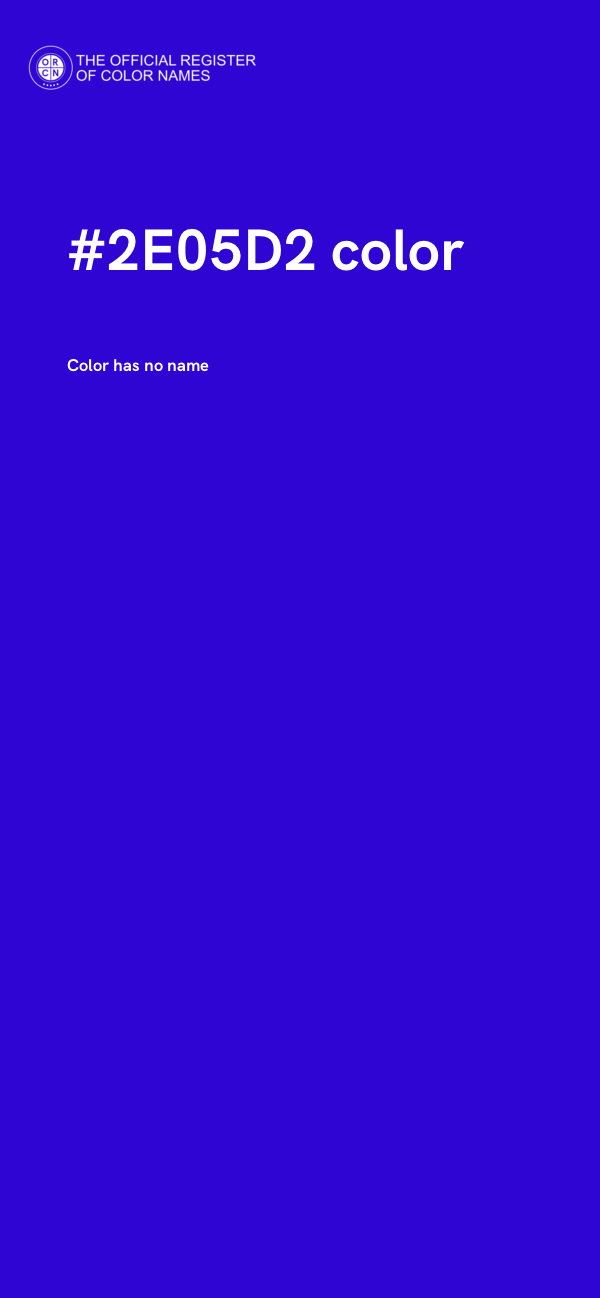 #2E05D2 color image
