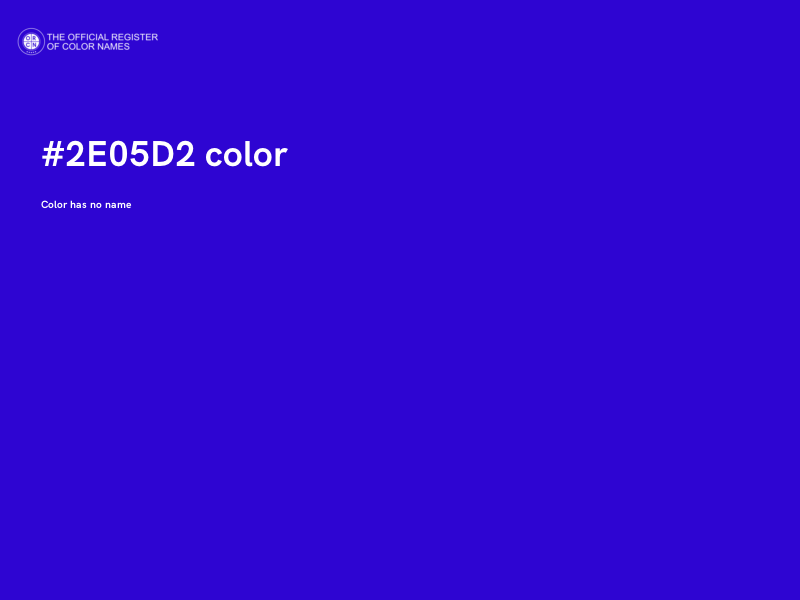 #2E05D2 color image