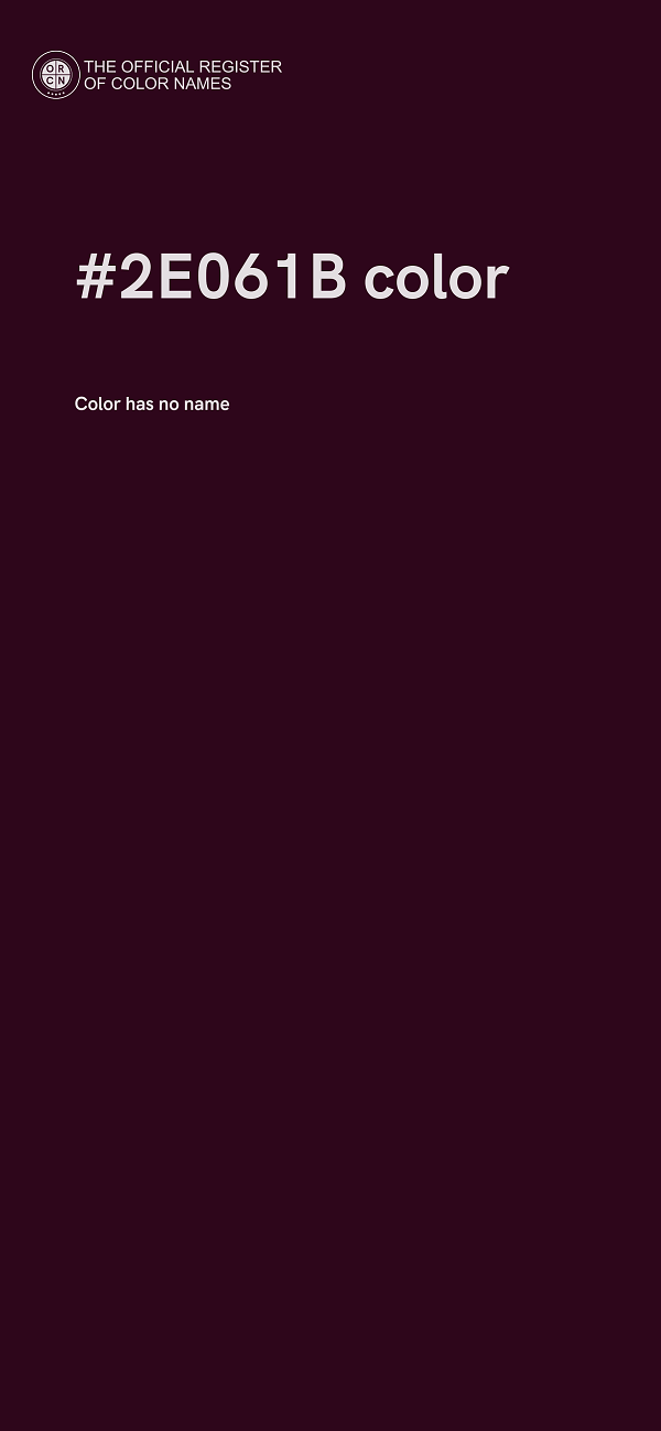 #2E061B color image