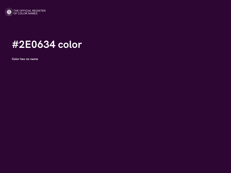 #2E0634 color image