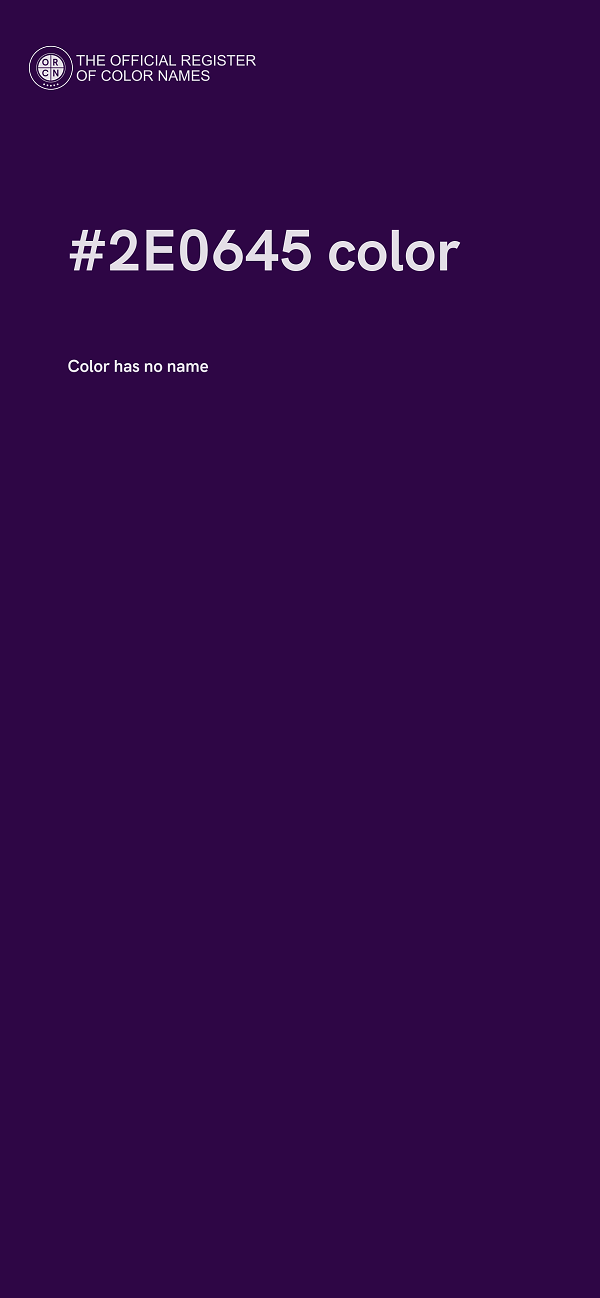 #2E0645 color image