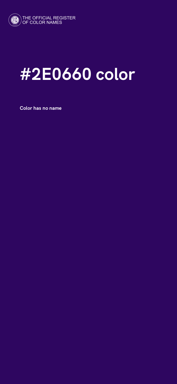 #2E0660 color image