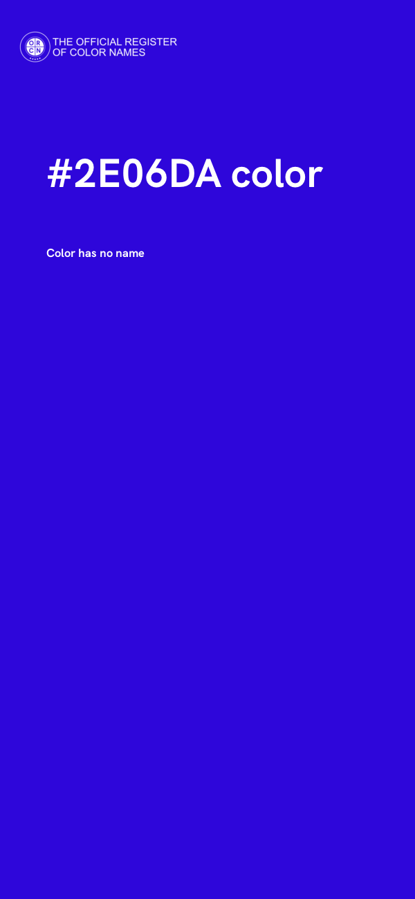 #2E06DA color image