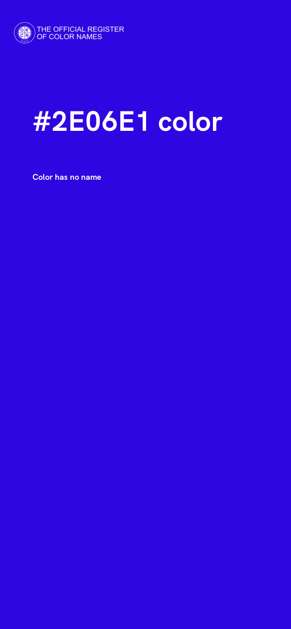 #2E06E1 color image