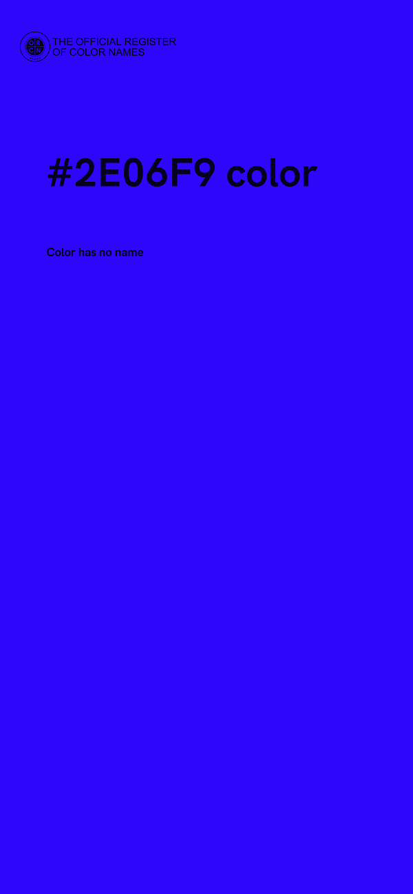 #2E06F9 color image