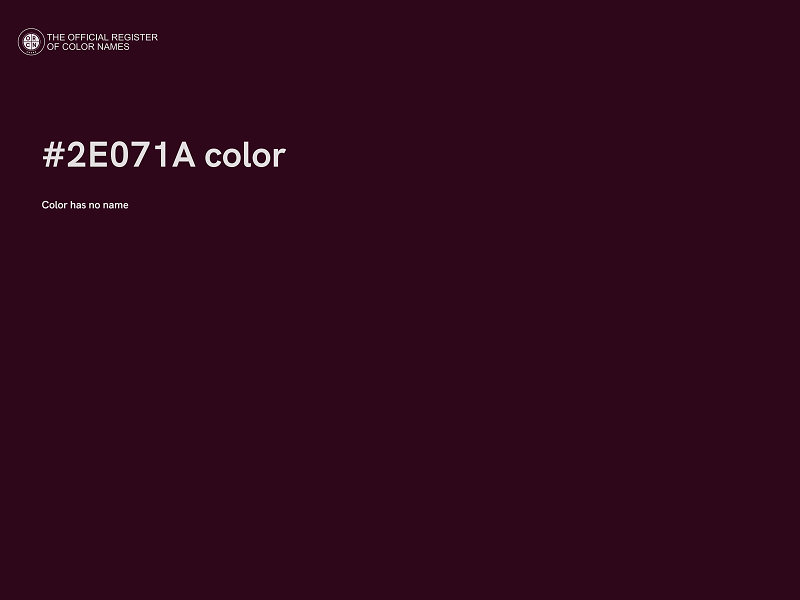 #2E071A color image