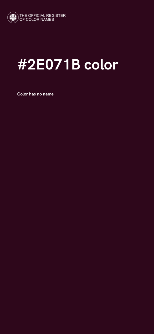#2E071B color image
