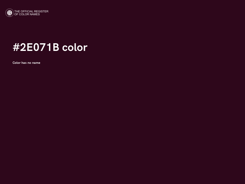 #2E071B color image