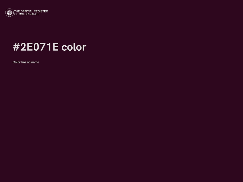 #2E071E color image